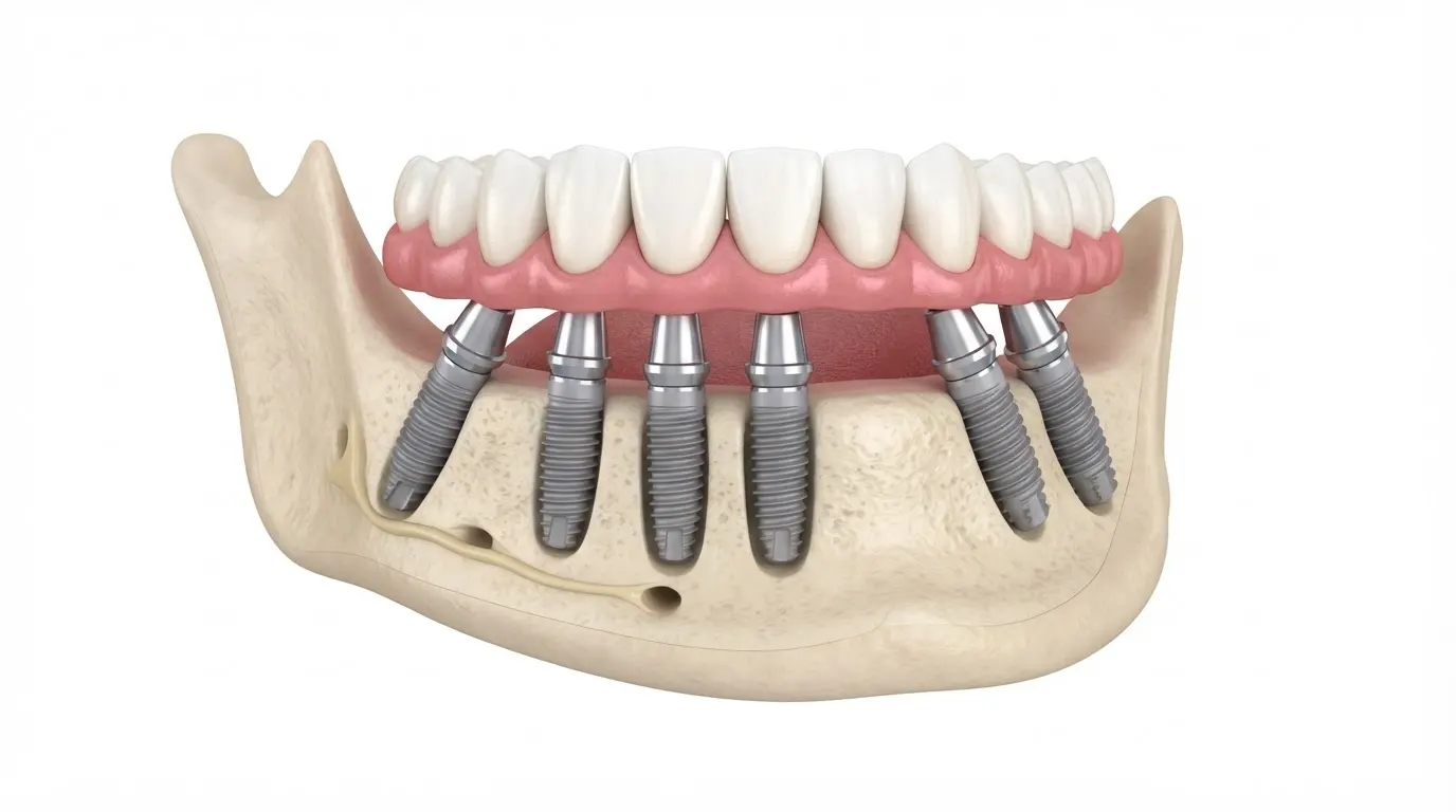 All-on-6 dental implant treatment at Focus Dental Bodrum